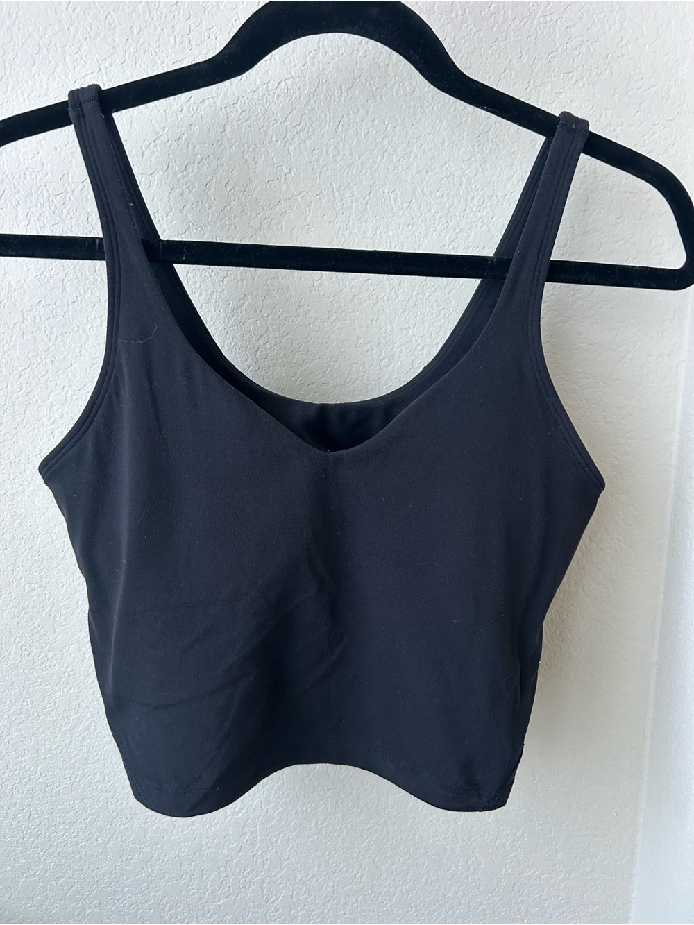 lululemon athletica Black Tank Bralette - Scoop Neck